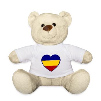 Amour roumain - Nounours - blanc - Devant