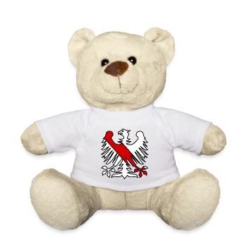 The Franconian eagle - Teddy Bear - white - Front