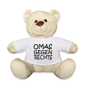 Omas gegen rechts - Teddy - Weiß - Vorne