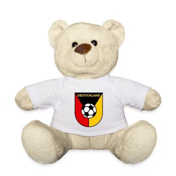 Der König Fußball - Teddy - Weiß - Vorne