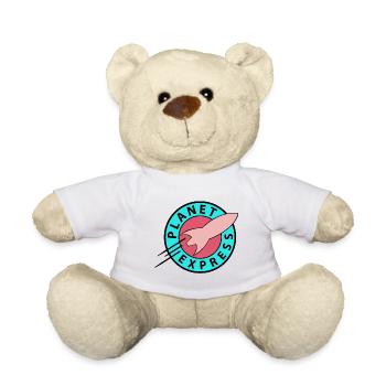 Futurama Planet Express Cool Retro - Teddy - Weiß - Vorne
