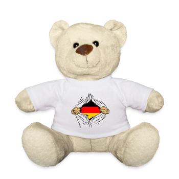Drapeau allemand Drapeau allemand Utilisé Look Home - Nounours - blanc - Devant