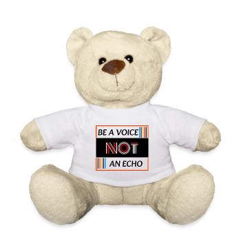 Be a Voice not an Echo - Nounours - blanc - Devant