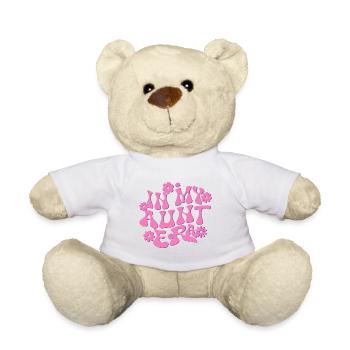 In My Aunt Era Baby Announcement for Aunt Mother's - Nounours - blanc - Devant