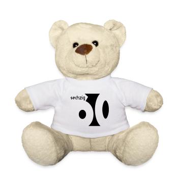 60. Geburtstag - Teddy - Weiß - Vorne