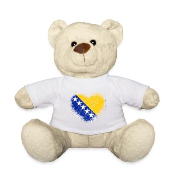 Bosnien und Herzegowina - Teddy - Weiß - Vorne