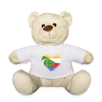 Comoros - Teddy Bear - white - Front