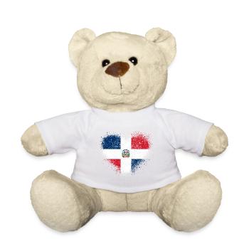 République dominicaine - Nounours - blanc - Devant