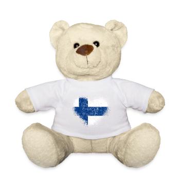 Finlande - Nounours - blanc - Devant