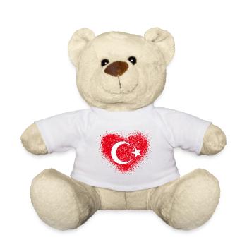 Turkey - Teddy Bear - white - Front