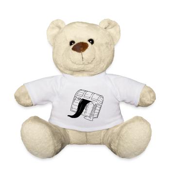 Drooling Chest Monster Encounter - Teddy Bear - white - Front
