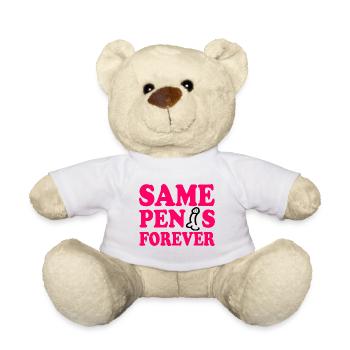 Same penis forever - Nounours - blanc - Devant