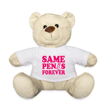 Same penis forever - Teddy - Weiß - Vorne