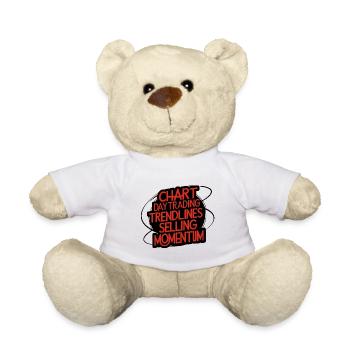 Trading meine Passion cooles Trading Design - Teddy - Weiß - Vorne