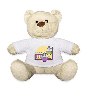 Science Experiment in School. - Teddy Bear - white - Front