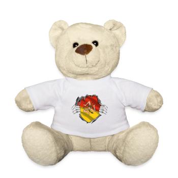 Sicily Flag Italy Palermo Trinacria Italia - Teddy Bear - white - Front