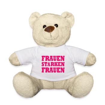 frauen stärken frauen - Teddy - Weiß - Vorne