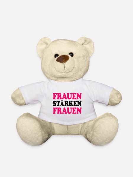 frauen stärken frauen - Teddy - Weiß