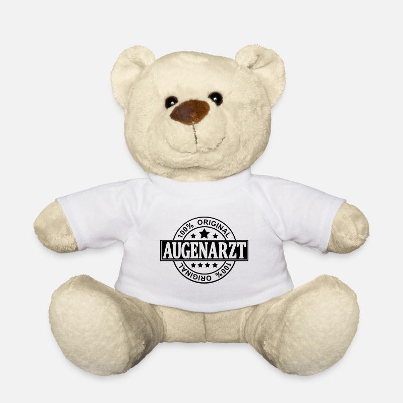 Augenarzt - Teddy - Weiß