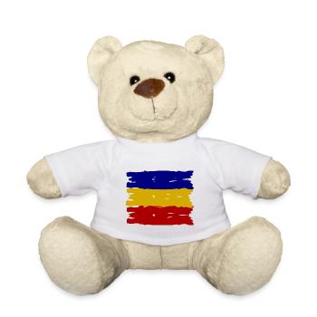 Les Roumains - Nounours - blanc - Devant