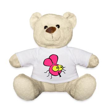 Fliege - Teddy - Weiß - Vorne