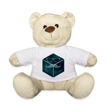Mustache in Space - Teddy - Weiß - Vorne