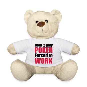2541614 12494810 poker - Nounours - blanc - Devant