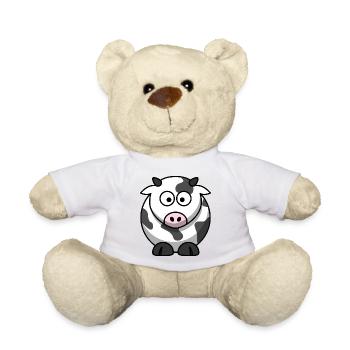 Meline die Kuh - Teddy - Weiß - Vorne