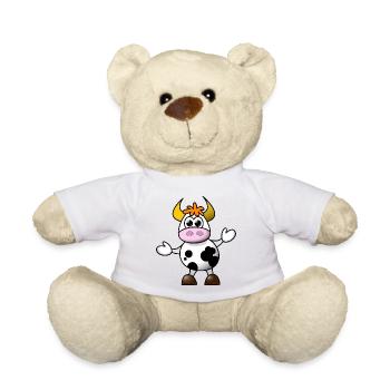 Clea the Cow - Teddy Bear - white - Front