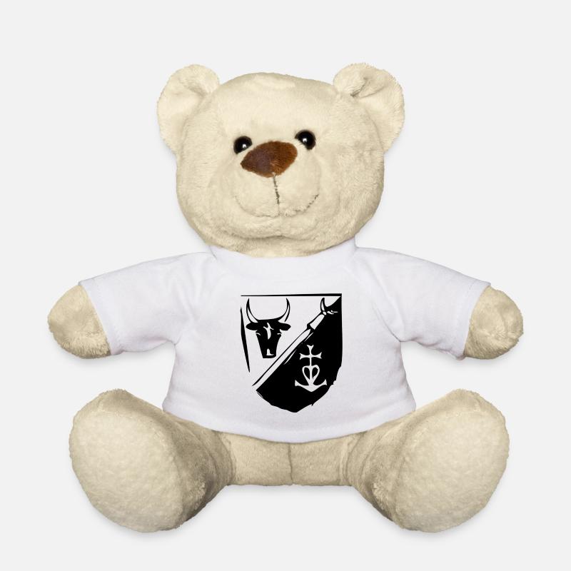 drapeau gardian - Nounours - blanc