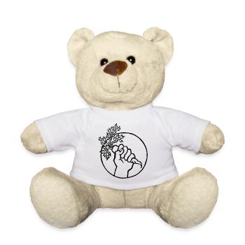 Carrot - Teddy Bear - white - Front