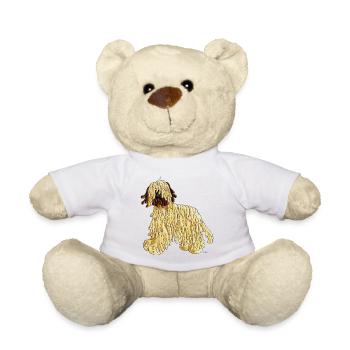 Briard - Berger de Brie - Hund - Teddy - Weiß - Vorne