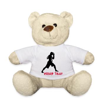 kickboxing_2 - Teddy Bear - white - Front
