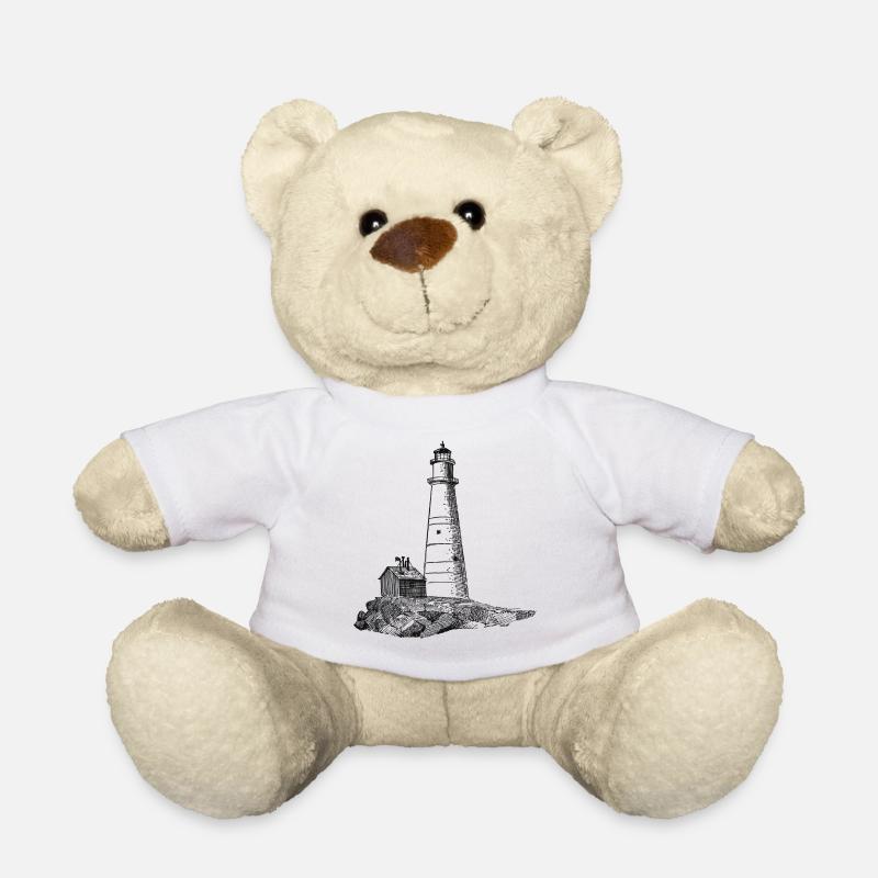 Leuchtturm - Teddy - Weiß