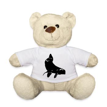 Fur Seal - Teddy Bear - white - Front