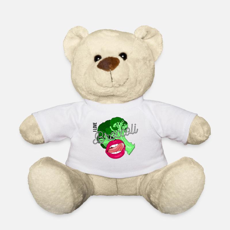 I love broccoli - Teddy - Weiß