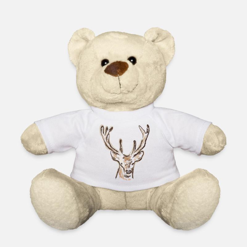Ich liebe Hirsche Outfit - Teddy - Weiß