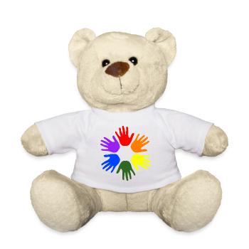 mains - Nounours - blanc - Devant
