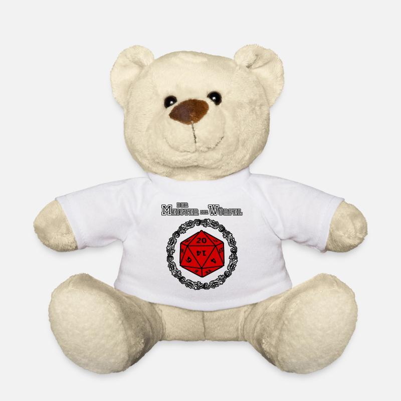 Der Meister der Wuerfel - Teddy - Weiß