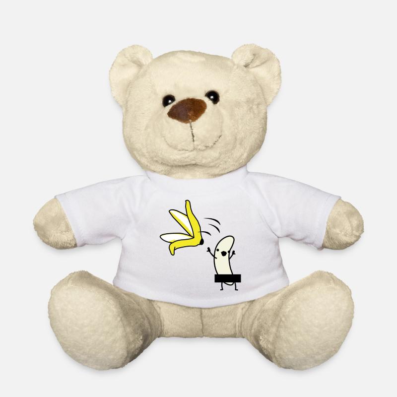 La banane tire à blanc - Nounours - blanc
