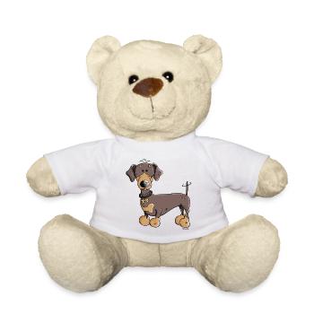 Dilia The Dachshund - Teddy Bear - white - Front
