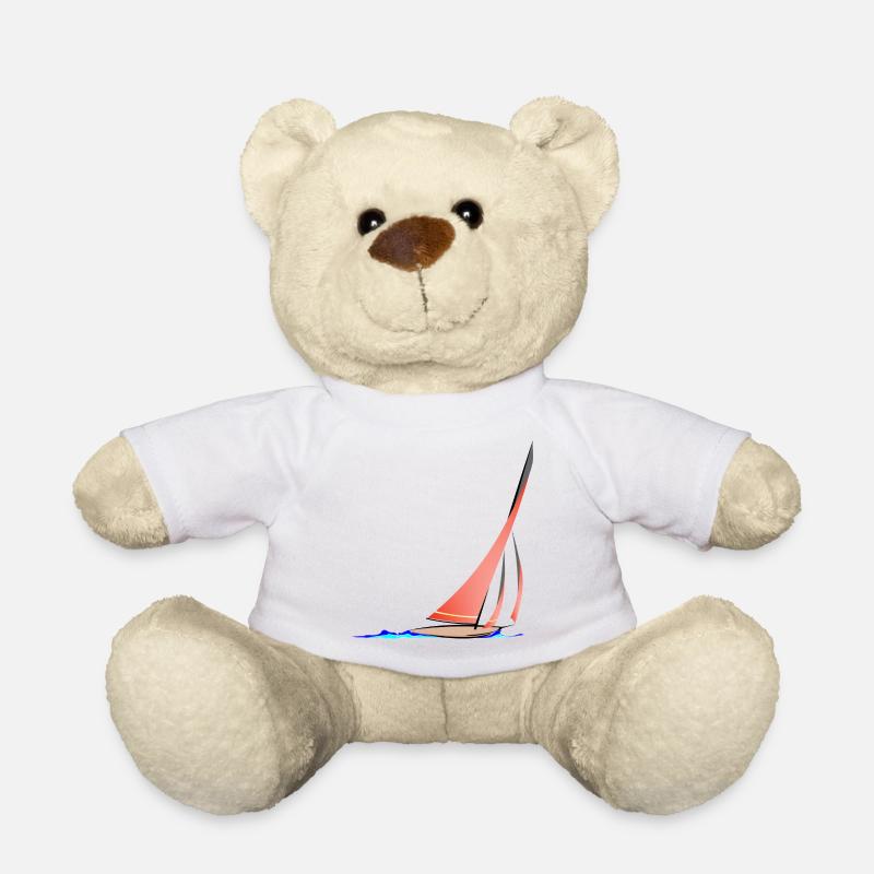 Segelboot Geschwindigkeit - Teddy - Weiß