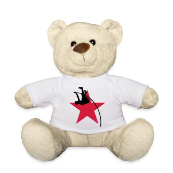 Pole Vault - Stabhochsprung - Saut à la Perche - Teddy Bear - white - Front