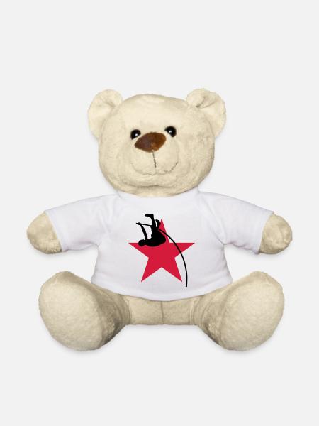 Saut à la Perche Sauteur Sport Sportif Athlète - Nounours - blanc
