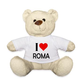 J'aime Roma - Nounours - blanc - Devant
