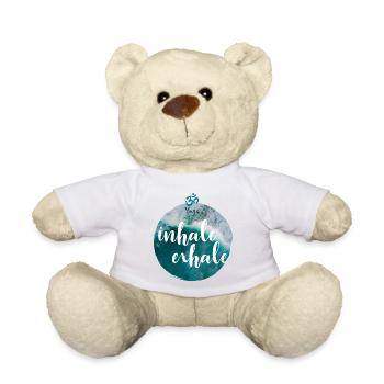 Yoga inhale exhale - Teddy - Weiß - Vorne