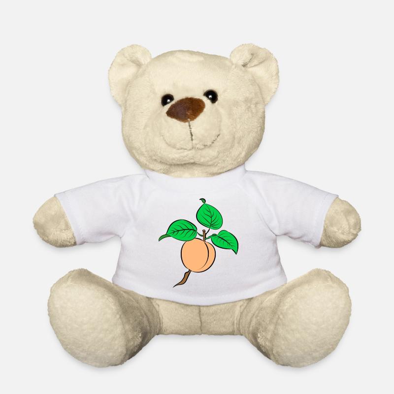 Aprikose - Teddy - Weiß