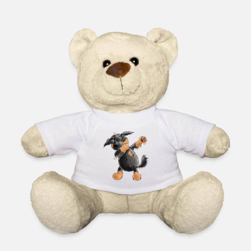 Hovawart Dab Dance Comic I Dabbender Hund - Nounours - blanc
