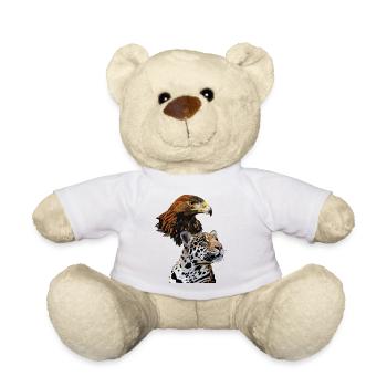 Aigle royal et Jaguar - Nounours - blanc - Devant