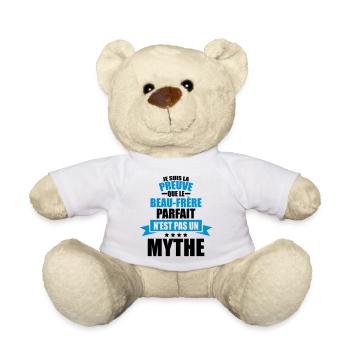preuve que le beau-frère parfait pas un mythe - Nounours - blanc - Devant